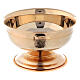 Chalice, ciborium and bowl with knurled gold plated finish s6