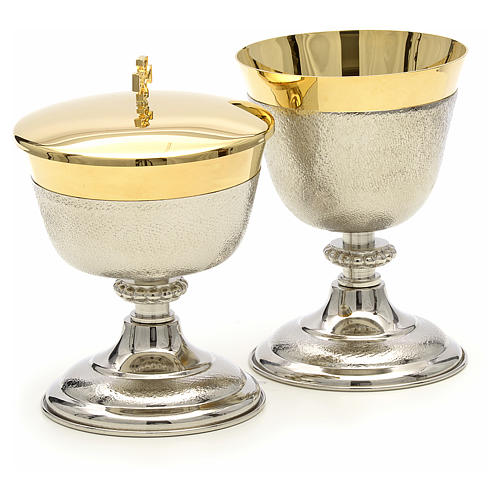 Chalice and Ciborium in brass, two colors finishing 3
