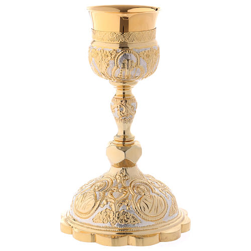 Chalice the Four Evangelists made of brass, 33 cm 1