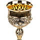 Chalice in brass, The Four Evangelists, 28 cm s4