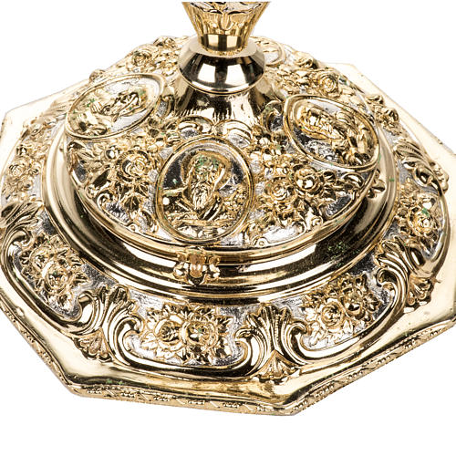 Calice ottone 4 evangelisti h 28 cm 3