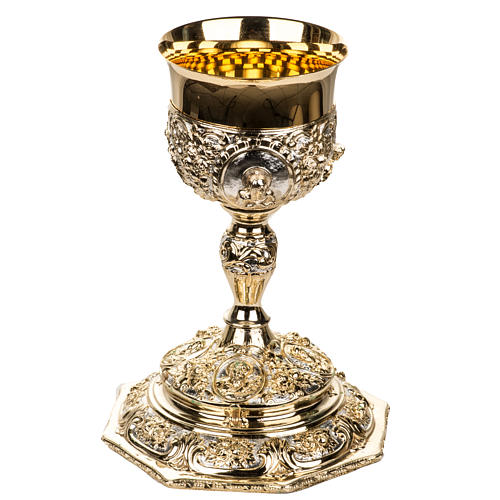 Chalice in brass, The Four Evangelists, 28 cm | online sales on HOLYART.com