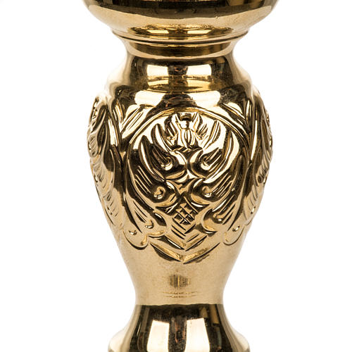 Decorated Chalice made of golden brass 4