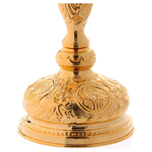 Chalice in golden brass, The Four Evangelists 3