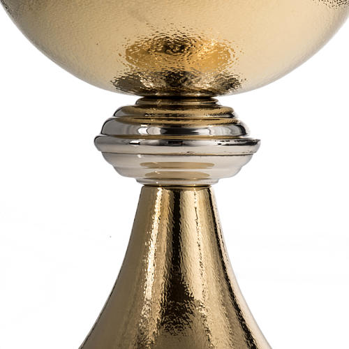 Ciborium in brass with  knurled finishing, 28 cm 5