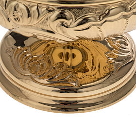 Paten Molina in golden brass with decoration