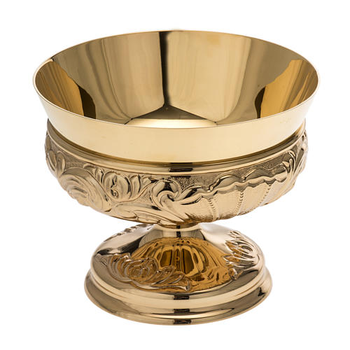 Paten Molina in golden brass with decoration 1