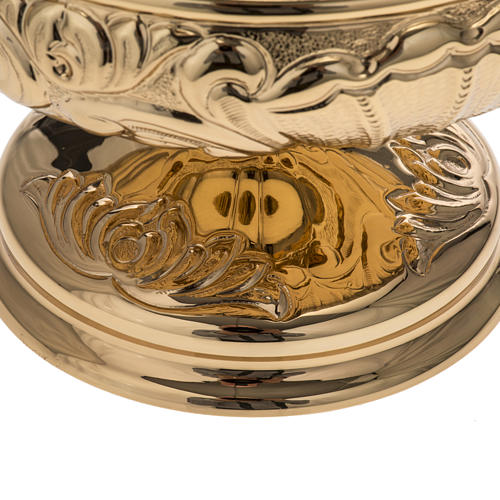 Paten Molina in golden brass with decoration 2