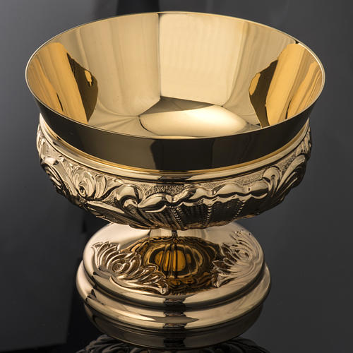 Paten Molina in golden brass with decoration 4