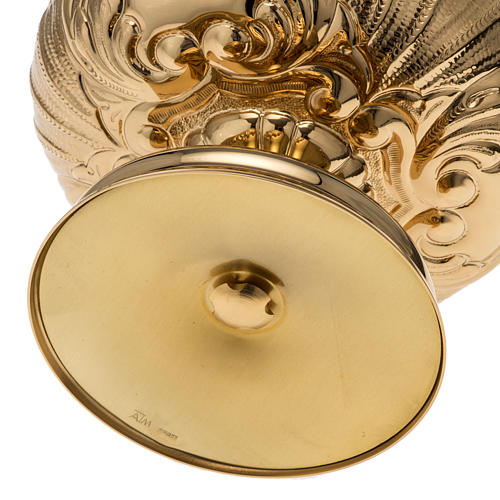 Paten Molina in golden brass with decoration 6