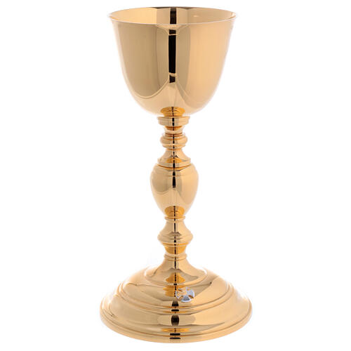 Chalice Molina in smooth brass 1