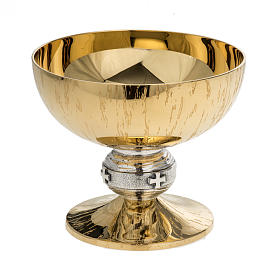 Paten Molina in golden brass with incision