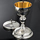Ciborium Molina in silvered brass, Ears of wet and Grapes s8