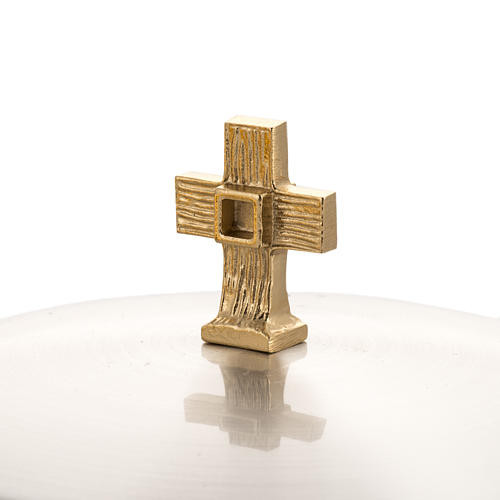 Chalice and ciborium in brass, polished finish 3