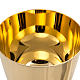 Chalice and ciborium in brass, polished finish s4