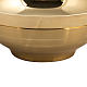 Paten, gold plated with polished finish, burnished s2