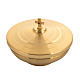 Ciborium in gold-plated brass, low and burnished s2