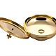 Ciborium in gold-plated brass, low and burnished s3