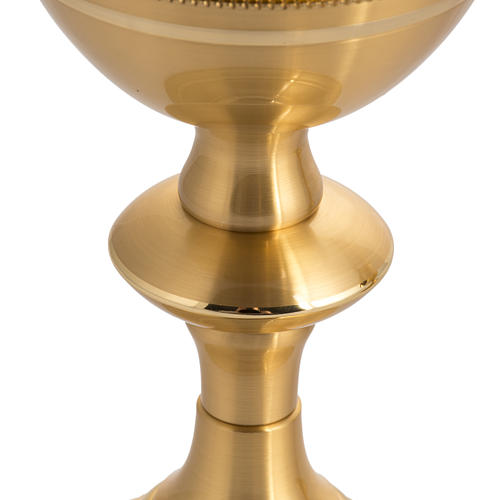 Chalice and ciborium in gold-plated brass, polished finish 4