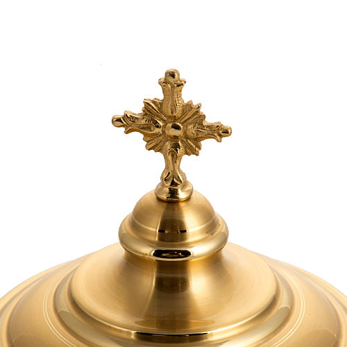 Chalice and ciborium in gold-plated brass, polished finish 7