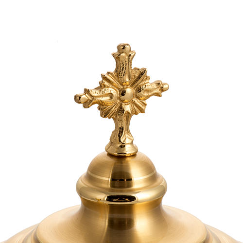Chalice and ciborium in gold-plated brass, polished finish 9