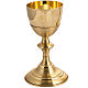 Chalice and ciborium in gold-plated brass, polished finish s3