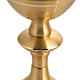 Chalice and ciborium in gold-plated brass, polished finish s4