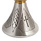 Chalice, ciborium, paten and bowl paten in silver brass, chisell s4