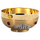 Chalice, ciborium, paten and bowl paten, chiselled with stones s13