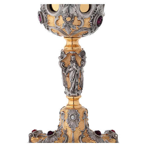 Chalice and paten, bi-coloured with stones 7