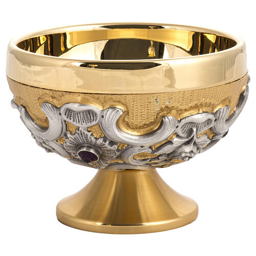 Chalice and paten, bi-coloured with stones 13