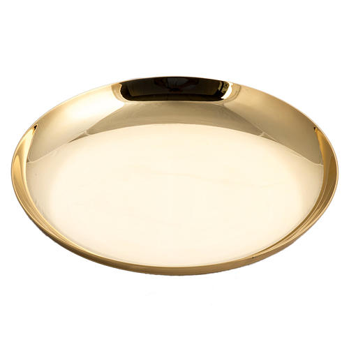 Paten in gpld-plated, knurled brass with silver ring 1