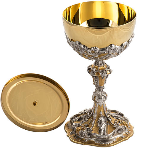 Chalice and ciborium in bronze 9