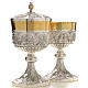 Chalice and Ciborium in brass mod. 12 Apostoles, hand chiselled s4