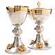 Chalice and Ciborium, silver plated with golden putti s3