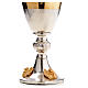 Chalice and Ciborium, silver plated with golden putti s6