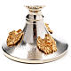 Chalice and Ciborium, silver plated with golden putti s7