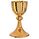 Chalice and Ciborium in brass with decoration s2
