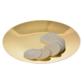 Paten in gold-plated 800 silver