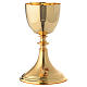 Chalice in brass plate with Lamb of God s1
