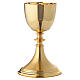 Chalice in brass plate with Lamb of God s3
