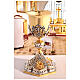 Calice Pisside microfusione ottone bicolore Scene Cristo s2