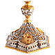 Calice Pisside microfusione ottone bicolore Scene Cristo s5
