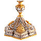 Calice Pisside microfusione ottone bicolore Scene Cristo s9