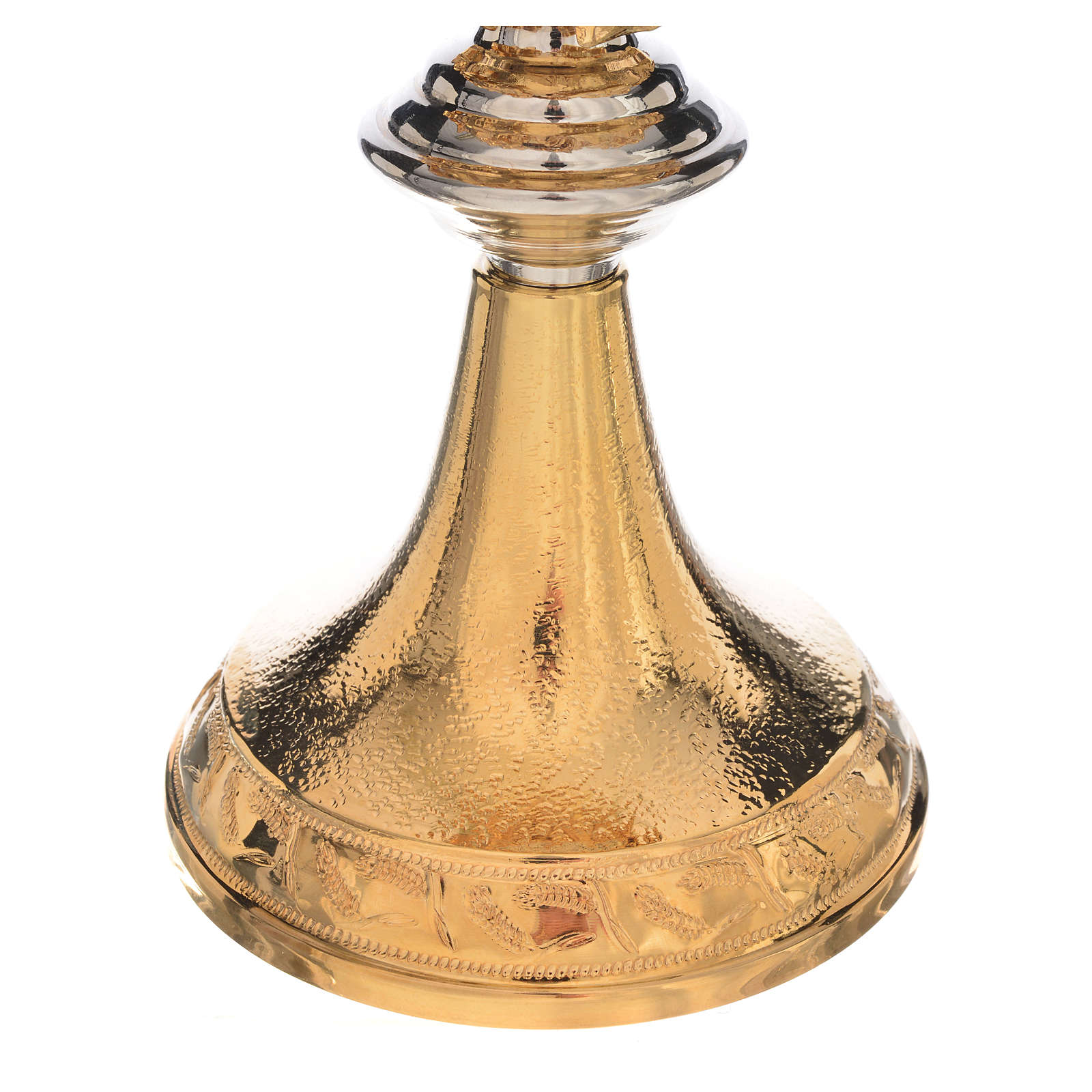 Chalice with cup in sterling silver with grapes and weat  online sales Chalice with cup in sterling silver with grapes and weat  online sales