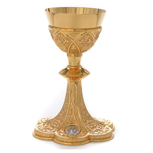 Chalice Molina gothic with medallions 1