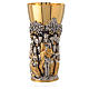 Calice mod. Cristo Africa ottone bicolore s1