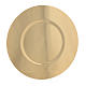 Paten in gold-plated shaped brass, 16,5cm s1