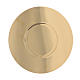 Paten in gold-plated shaped brass, 16cm s2