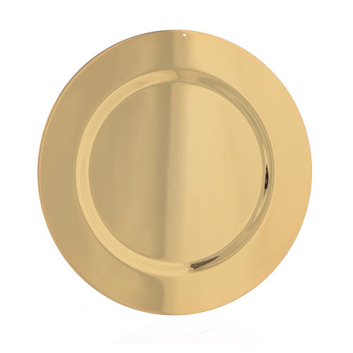 Paten smooth and shaped brass, 11cm 1